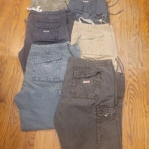 6 Pair Casual Cargo Pants Collection